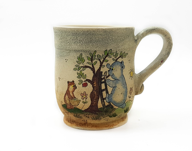 Keramik Becher mit Märchen (Bären) 0,5 L