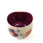 Lässige Keramik Riesige Tasse / Becher lila Igel