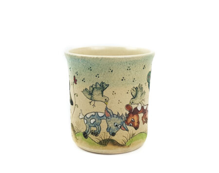 Keramik Becher mit Märchen (Bock Ziege) 0,3 L